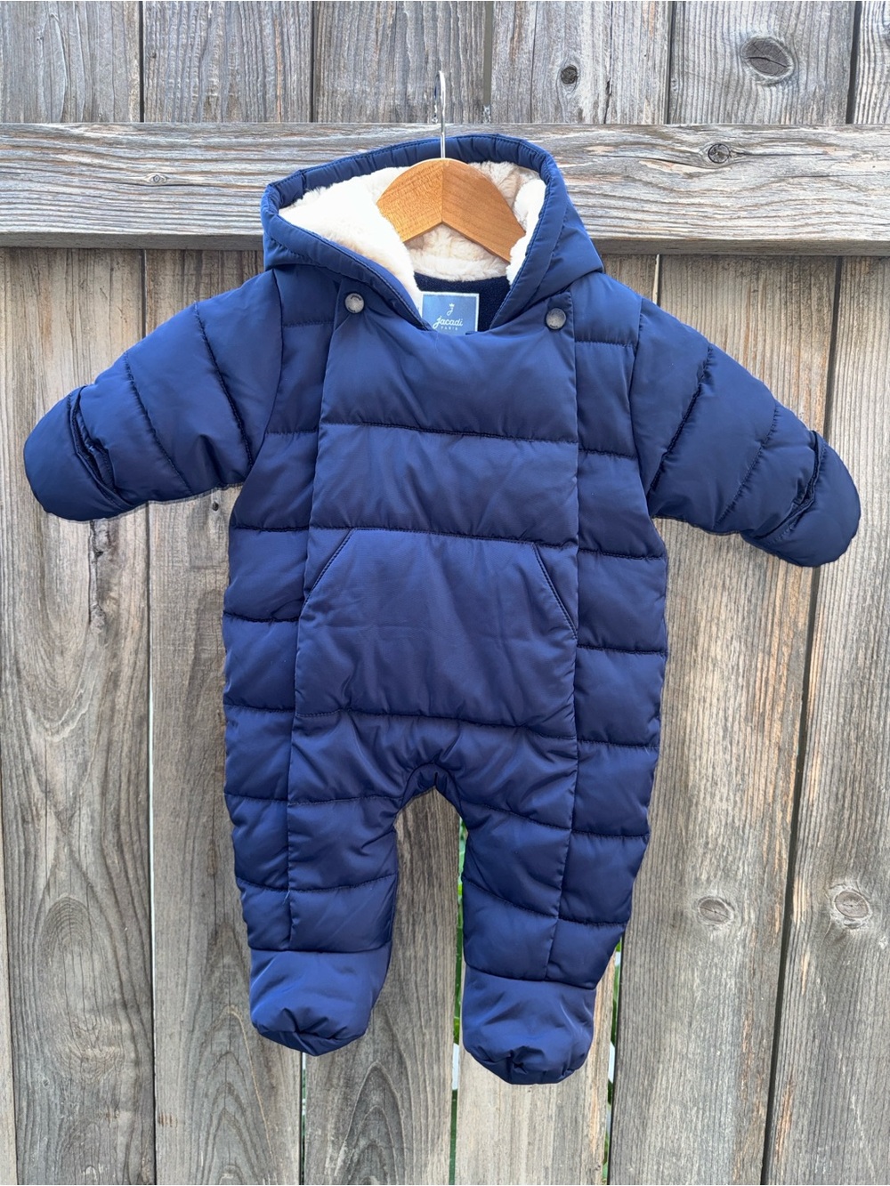 Jacadi Paris Baby snowsuit - light navy Size 12M